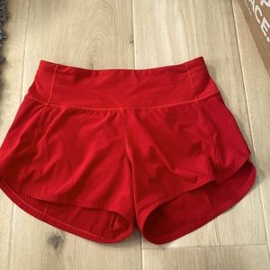 Lululemon Speed up MR Short 4” lined